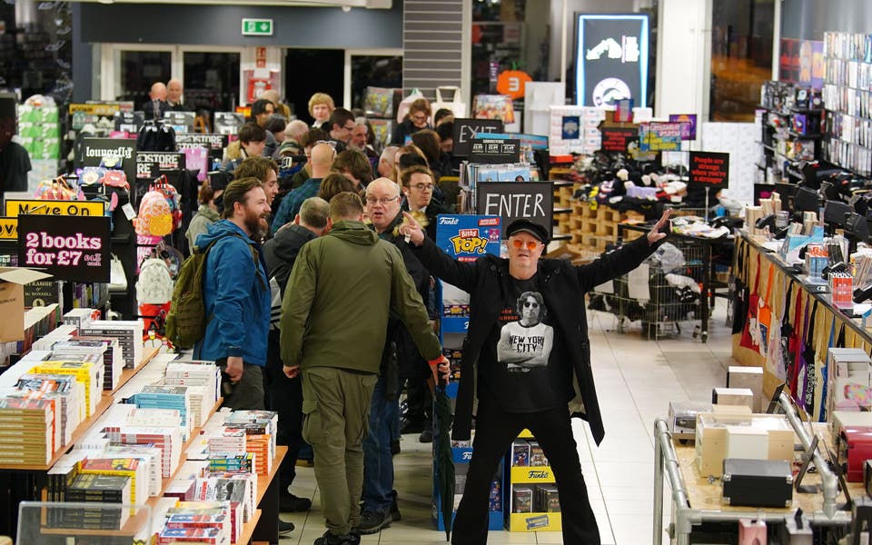 Super fans queue to purchase final Beatles track at special launch in Liverpool