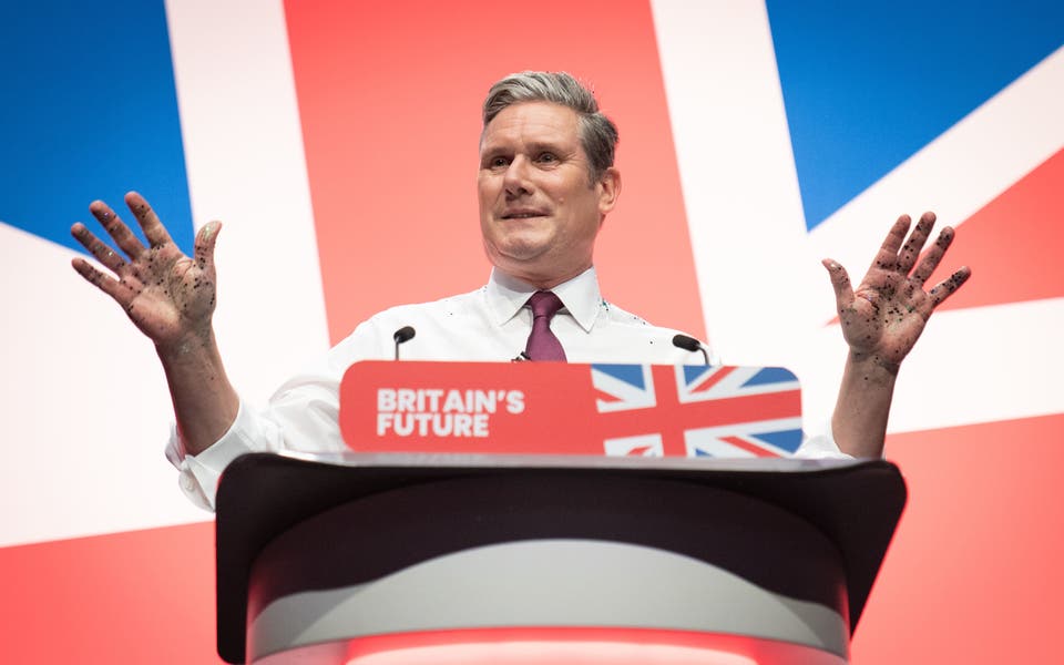 Starmer promises ‘decade of national renewal’ in conference speech