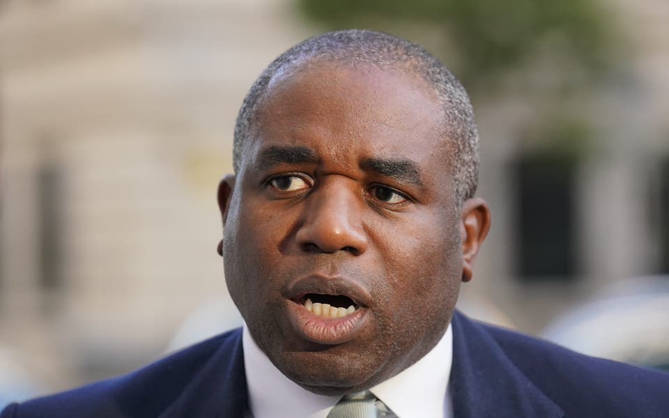 Lammy warns shadow cabinet members who call for Gaza ceasefire would have to quit