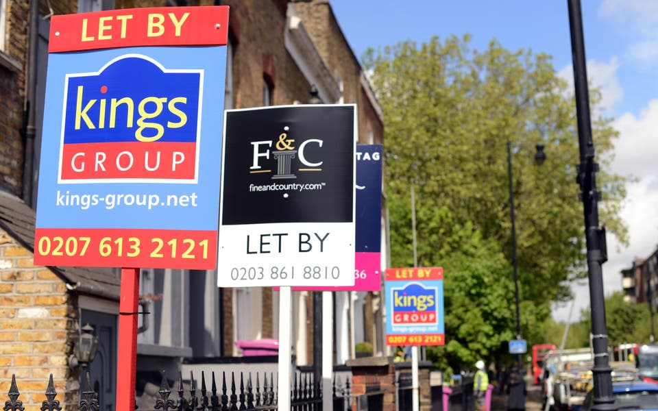 London sees record rental rise as house prices dip
