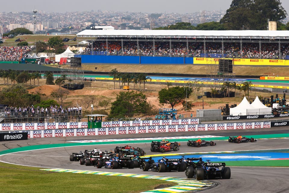 F1 Brazilian Grand Prix: Start time, sprint schedule, weather and TV