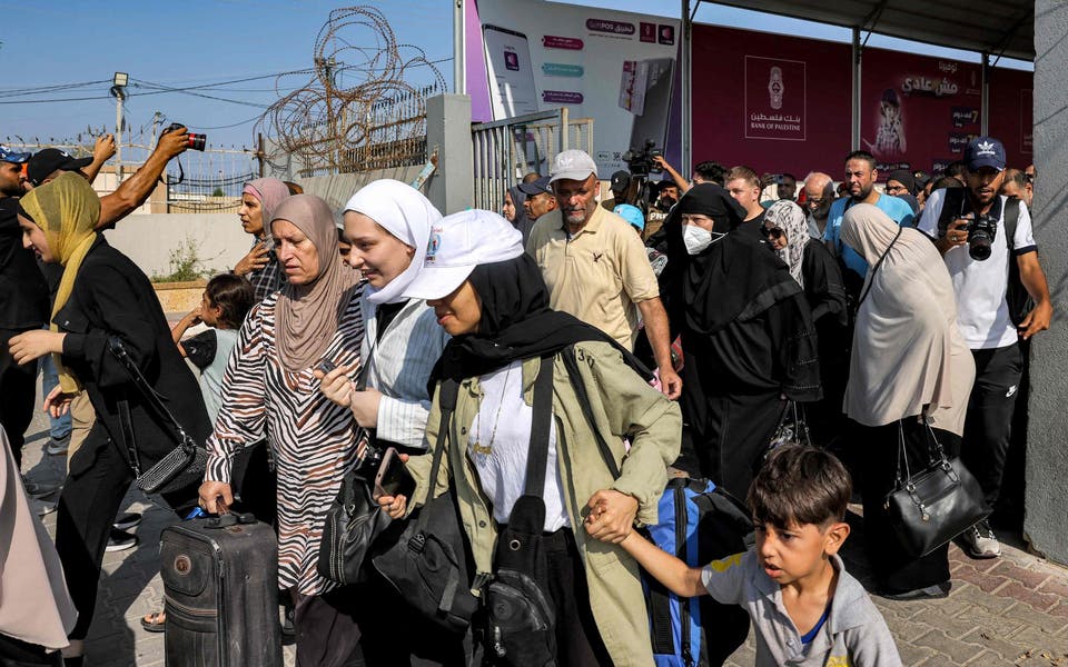 Brits ‘likely to get out of Gaza within days’ as Rafah crossing opens