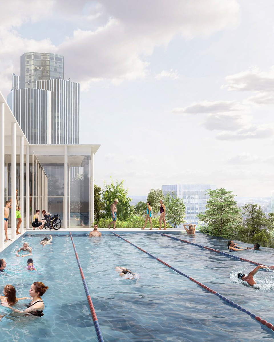 Liverpool Street: plans reveal rooftop pool in the sky above station